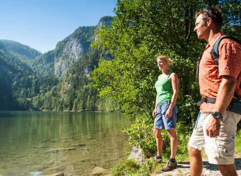 Profitez de votre randonnée au Gleinkersee pour vous ressourcer et admirer le panorama exceptionnel.