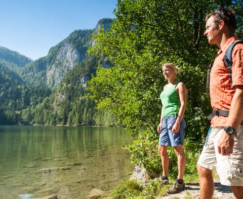 Refresh yourself during your hike in Lake Gleinkersee and enjoy the fantastic panorama.