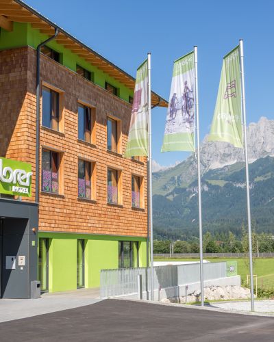 Tolle Aussichten vom Explorer Hotel Kitzbühel.