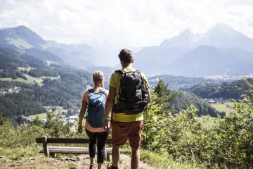 Blick auf die malerischen Berge in Berchtesgaden