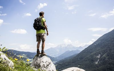 Den Ausblick auf das Berchtesgadener Land genießen