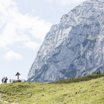 Wandern mit Freunden im Berchtesgadener Land