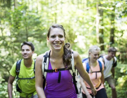 Exercise and fresh air make you happy. So head to the mountains and spend time outdoors. The best way to do this is with a vacation at the Explorer Hotel in the Alps.