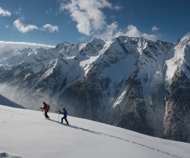 Escursioni invernali sul monte Ahorn