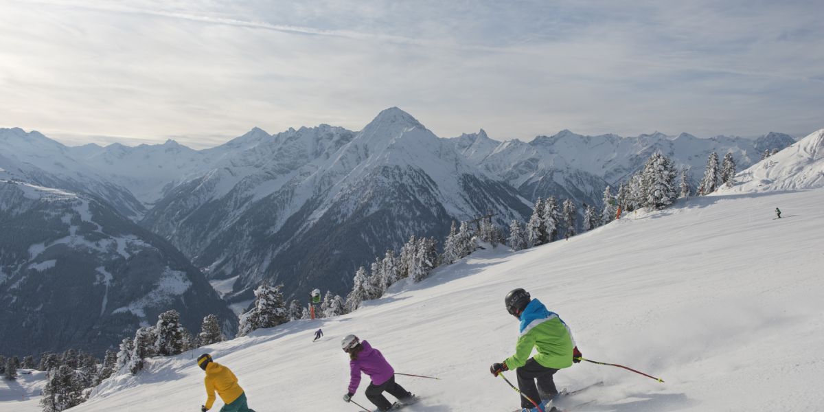 Skigebiet im Zillertal