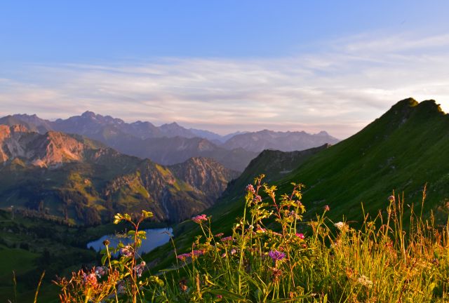 Wieczorny nastrój Seealpsee