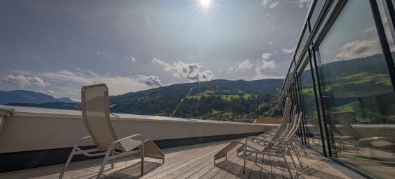 Panoramaterrasse Explorer Hotel Zillertal