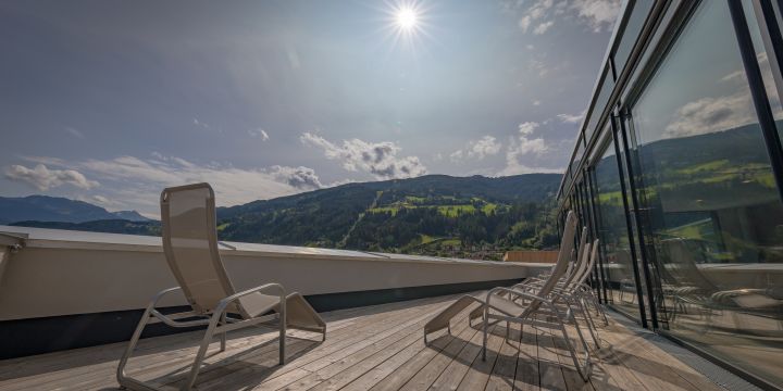 Panoramaterrasse Explorer Hotel Zillertal