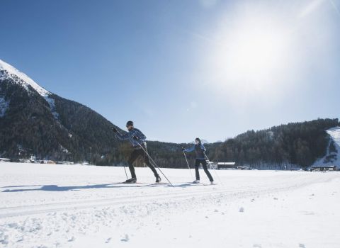 The countless cross-country ski trails in the Ötztal Valley offer winter sports enthusiasts of all ages alike. The well-developed cross-country ski network promises a cross-country skiing experience at its finest.