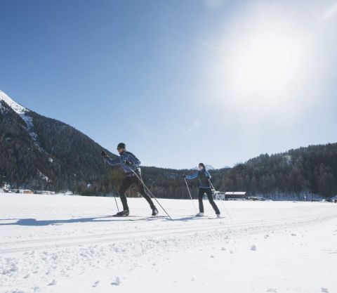 Sci di fondo a Niederthai nell'Ötztal Le innumerevoli piste da sci di fondo della valle Ötztal offrono divertimento per grandi e piccini. La rete di piste da fondo ben sviluppata promette un'esperienza di sci di fondo al top.