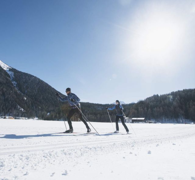 The countless cross-country ski trails in the Ötztal Valley offer winter sports enthusiasts of all ages alike. The well-developed cross-country ski network promises a cross-country skiing experience at its finest.