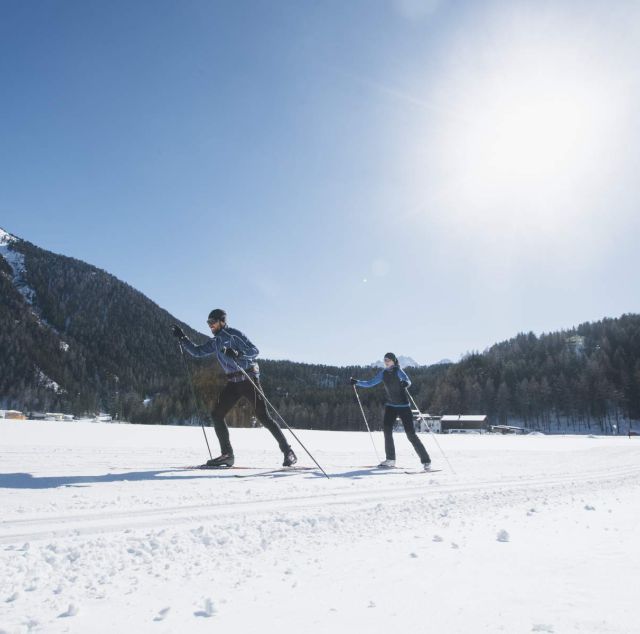 Le innumerevoli piste da sci di fondo della valle Ötztal offrono divertimento per grandi e piccini. La rete di piste da fondo ben sviluppata promette un'esperienza di sci di fondo al top.