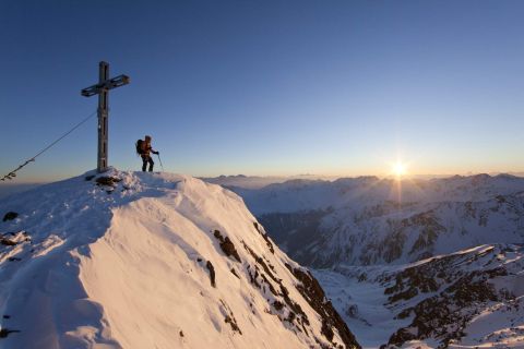 Skitour mit Sonnenaufgang in Vent