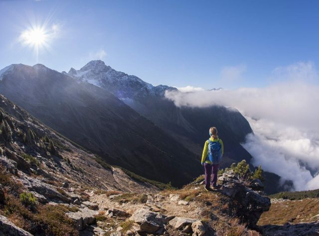 Hike to the Rosskopf near Hochoetz