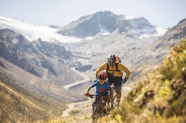 Der Rettenbachalm Trail ist sowohl für Mountainbike-Beginner und Profis ein Muss beim Biken in Sölden.