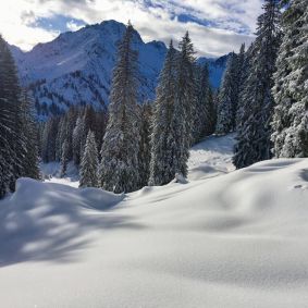 Perfekte Wintersport-Bedingungen am Fellhorn in Oberstdorf