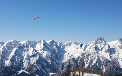 Volo in tandem con la scuola di volo di Hinterstoder