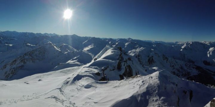 Panorama vom Gipfel des Marchkopf