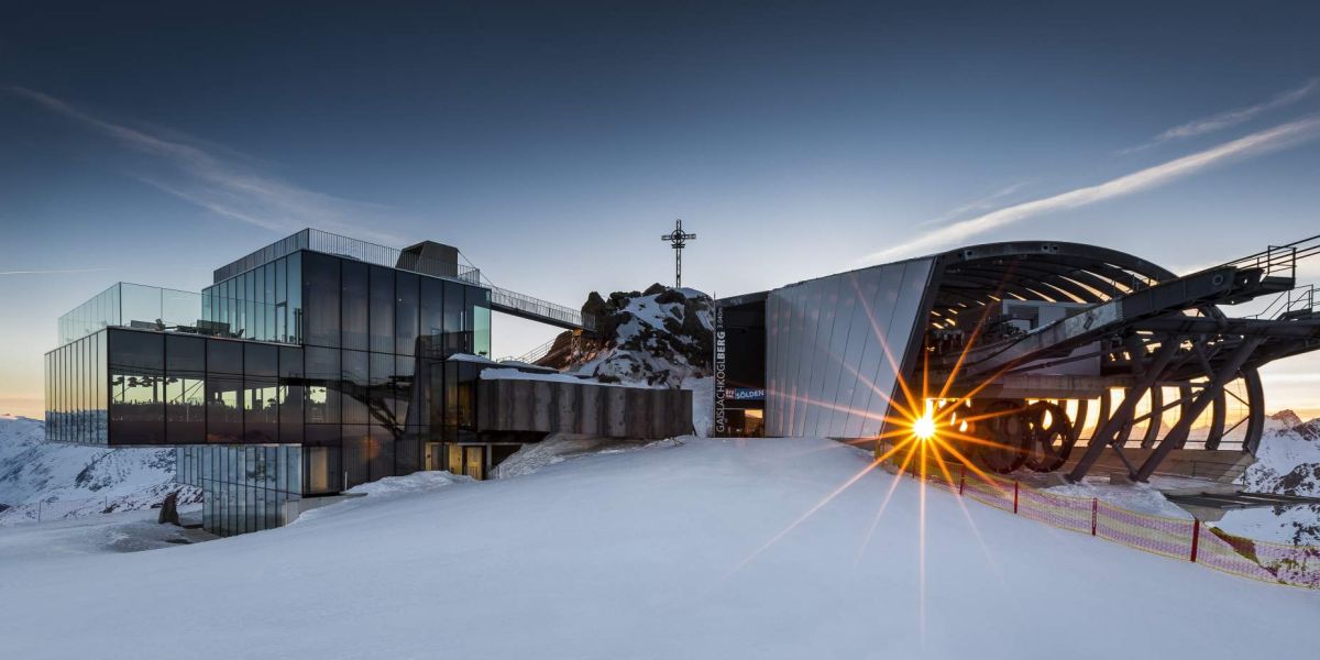 Das ice Q Gourmetrestaurant direkt an der Gipfelstation der Bergbahn in Sölden war der Drehort des James Bond Filmes 