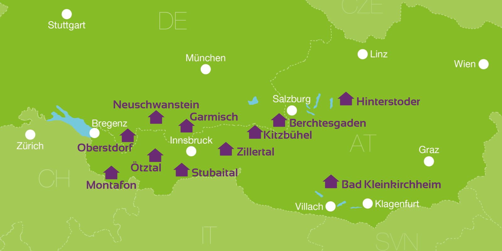 Die Explorer Hotels in Deutschland und Österreich - entdecke die Alpen!