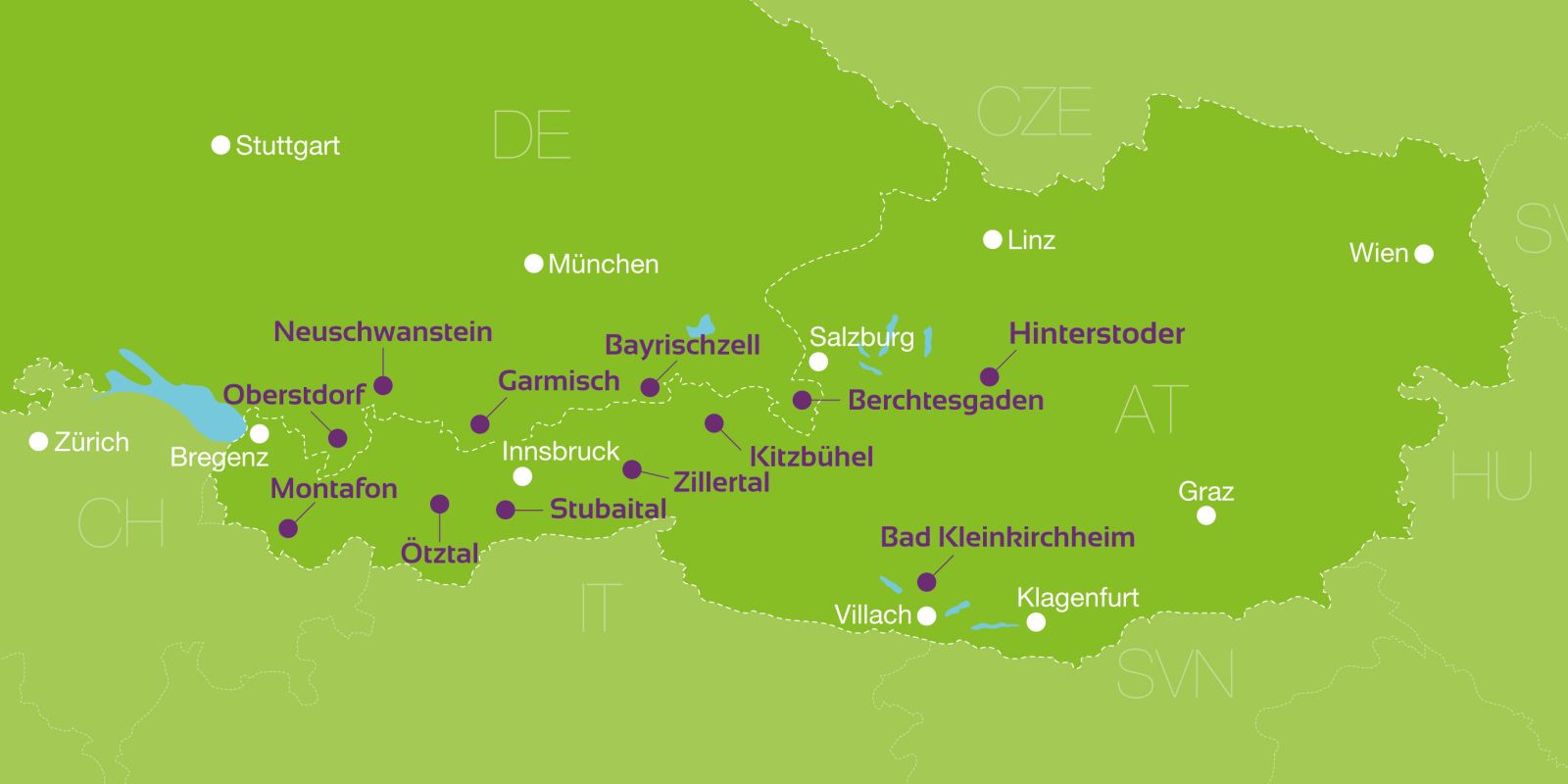 Die Explorer Hotels in Deutschland und Österreich - entdecke die Alpen!