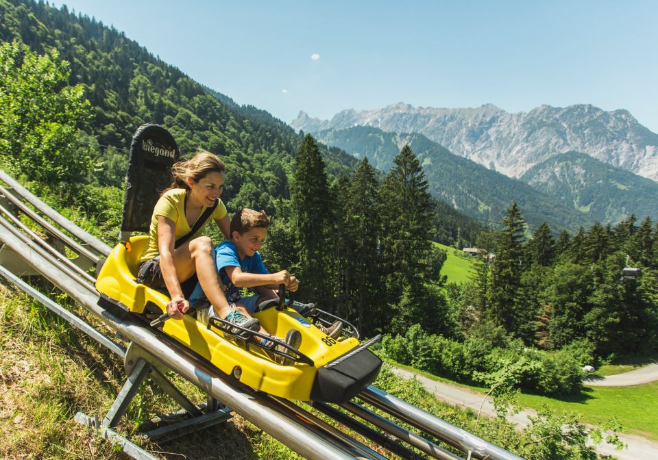 Il monte Golm, ideale per le famiglie, offre tutto ciò che serve per una vacanza emozionante all'Explorer Hotel Montafon.