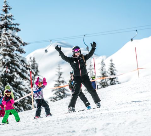 Cours de ski pour enfants - école de sports de neige - Golm - Christoph Schoech (1)
