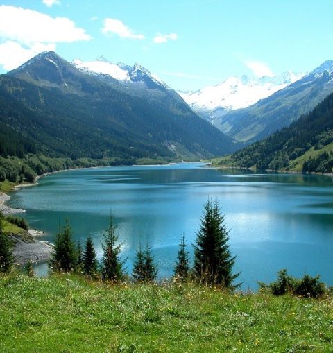 Vodní nádrž Durlaßboden zve k odpočinku