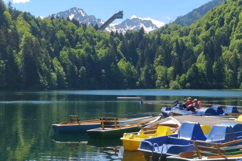 Freibergsee mit Heini-Klopfer-Skiflugschanze