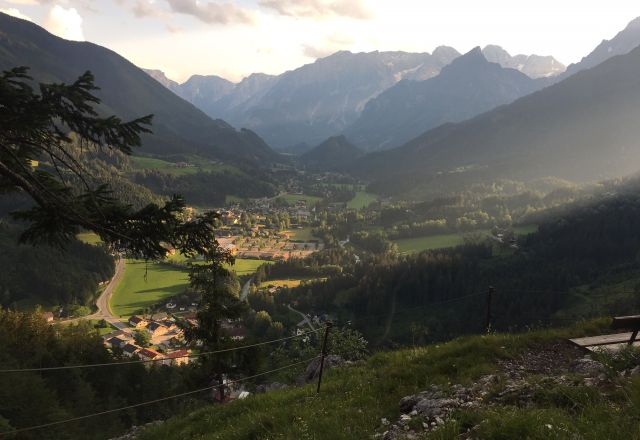 Vue de Poppenberg en direction de Hinterstoder