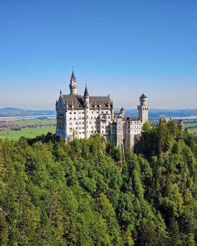 Zámek Neuschwanstein s Forggensee