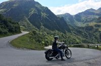 Hotelmanagerin Heike auf Motorradtour