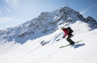 Abfahrtsspaß nach einer Skitour in Tirol