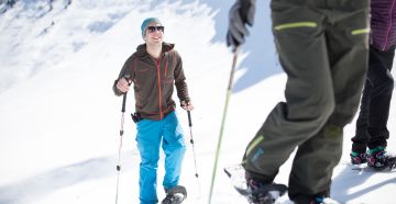 Auch Anfänger finden die perfekte Tour für ihre erste Schneeschuhwanderung in Tirol