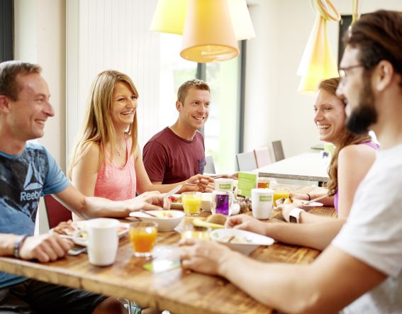 Strengthen yourself for the whole day with the delicious breakfast buffet or book a packed lunch.