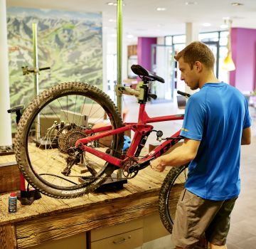 Die Werkbank in den Explorer Hotels