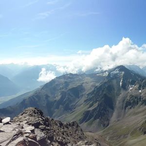 Auf dem Weg zur Schweinfurter Hütte