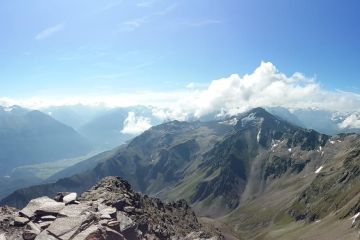 Auf dem Weg zur Schweinfurter Hütte