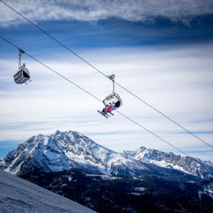 Mit der Bergbahn auf den Jenner zum Skifahren im Berchtesgadener Land