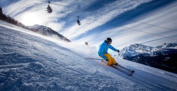 Skifahren am Jenner nahe des Explorer Hotel Berchtesgaden