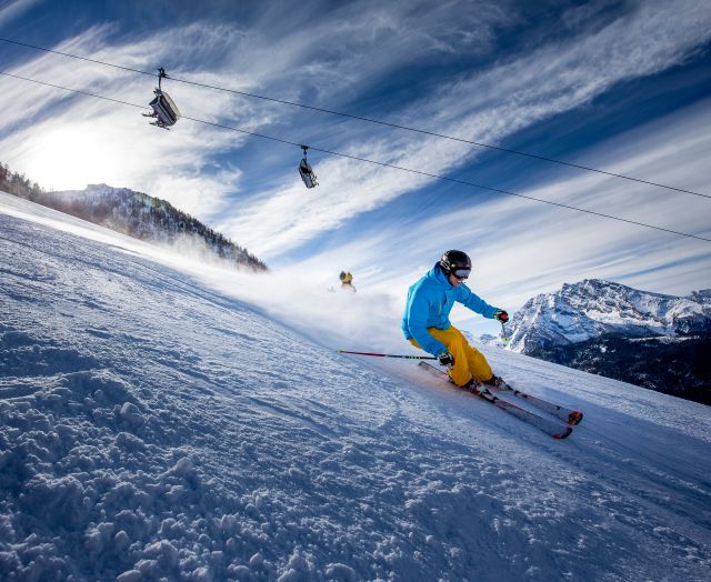 Ski sur le mont Jenner près de l'hôtel Explorer Berchtesgaden