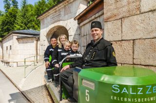 Besucherbahn im Salzbergwerk Berchtesgaden