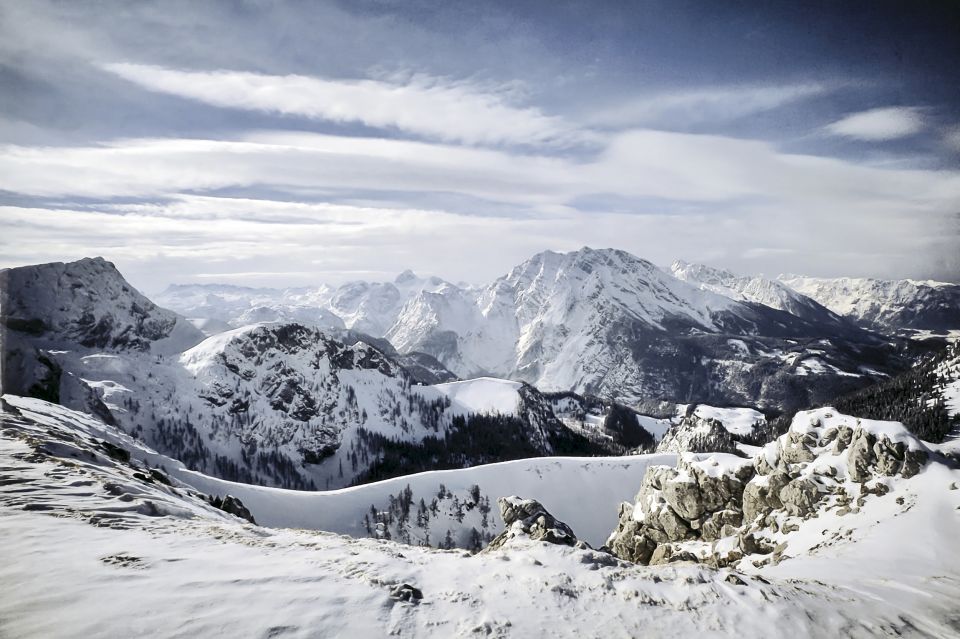 Bergpanorama Berchtesgadener Land im Winter