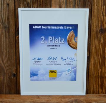 ADAC Tourismuspreis Bayern 2013