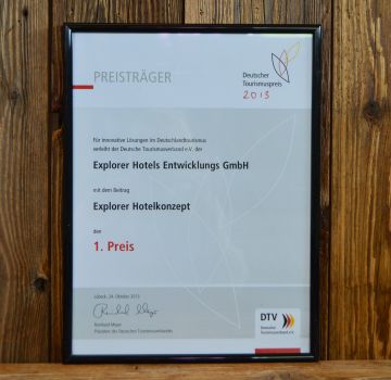 Deutscher Tourismuspreis 2013 - Preis