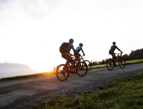 Rondom de Kitzbüheler Horn zijn talloze mountainbikeroutes te verkennen. Kom overnachten in het Explorer Hotel Kitzbühel in St. Johann in Tirol en beleef een onvergetelijke vakantie in Oostenrijk.