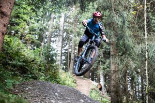 Action auf den Tiroler Mountainbike Trails