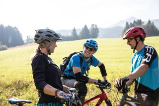 Bike-Ausflug mit Freunden in St. Johann in Tirol