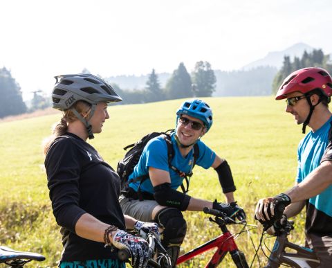Bike-Ausflug mit Freunden in St. Johann in Tirol