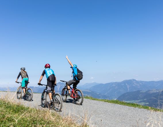 Traumwetter beim Mountainbiken in Tirol